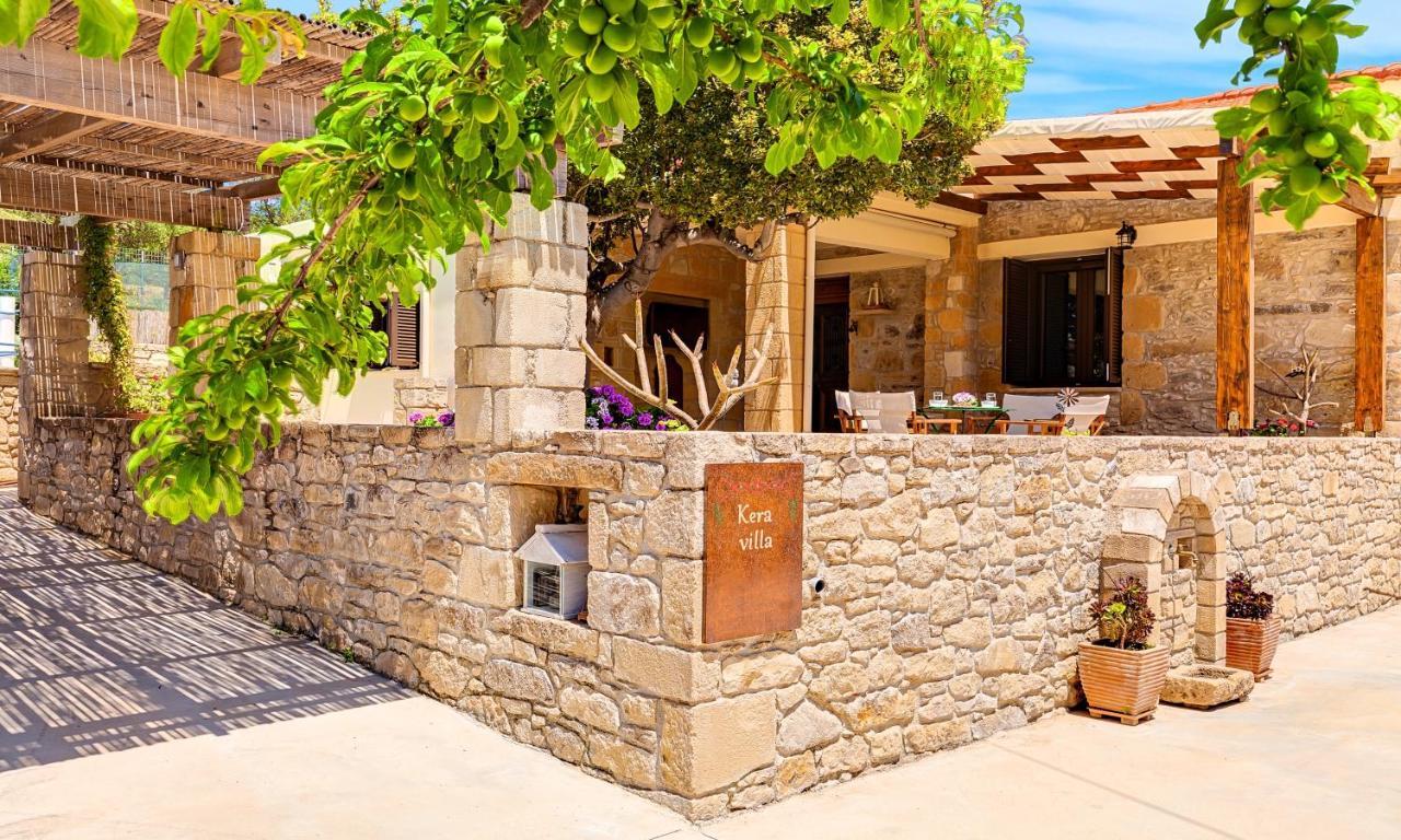 Cretan Kera Villa Heated Pool Exterior foto