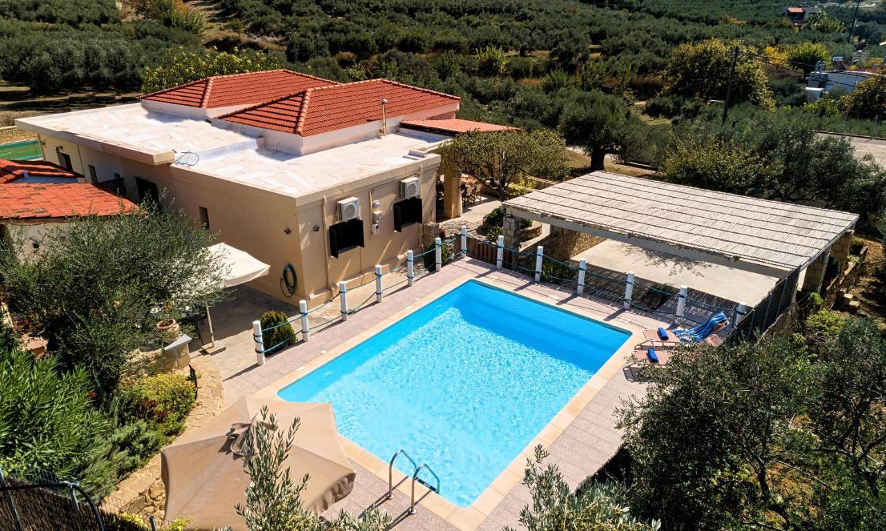 Cretan Kera Villa Heated Pool Exterior foto