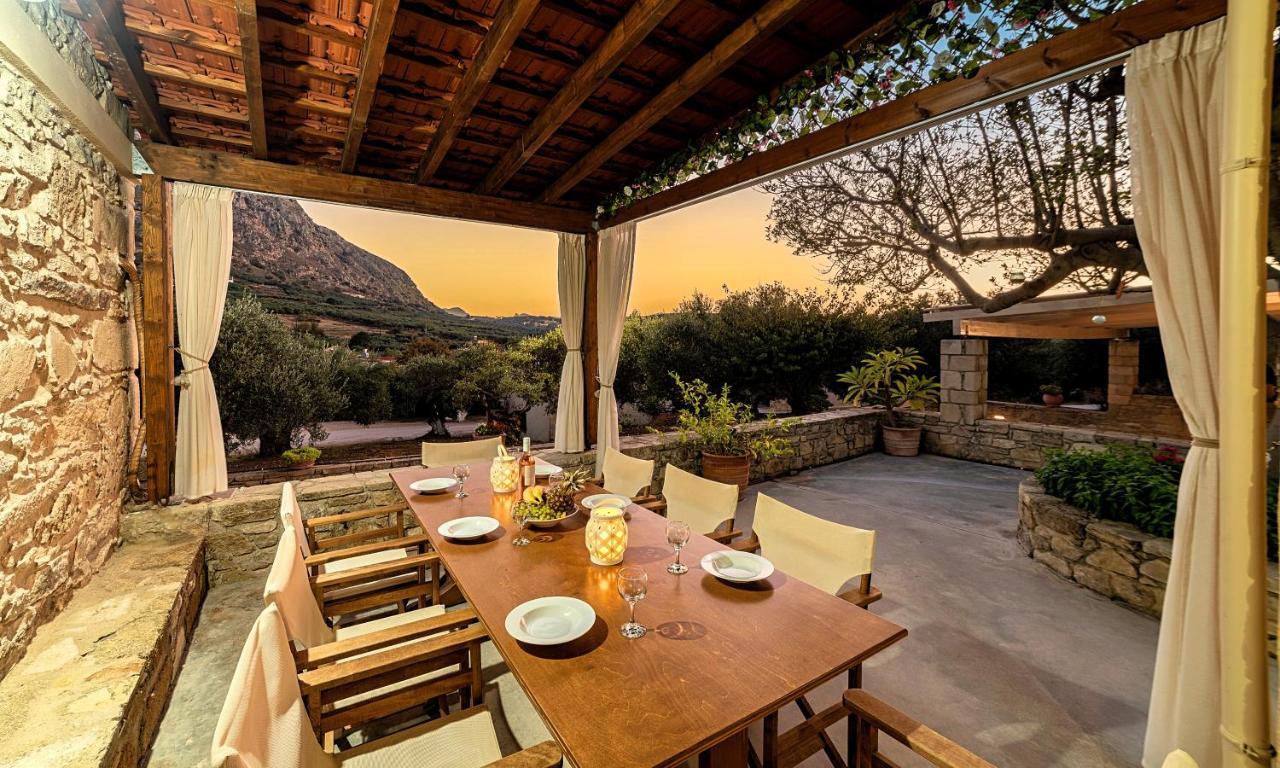 Cretan Kera Villa Heated Pool Exterior foto