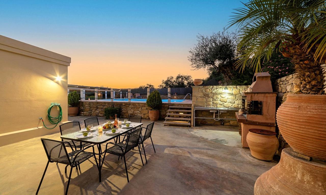 Cretan Kera Villa Heated Pool Exterior foto